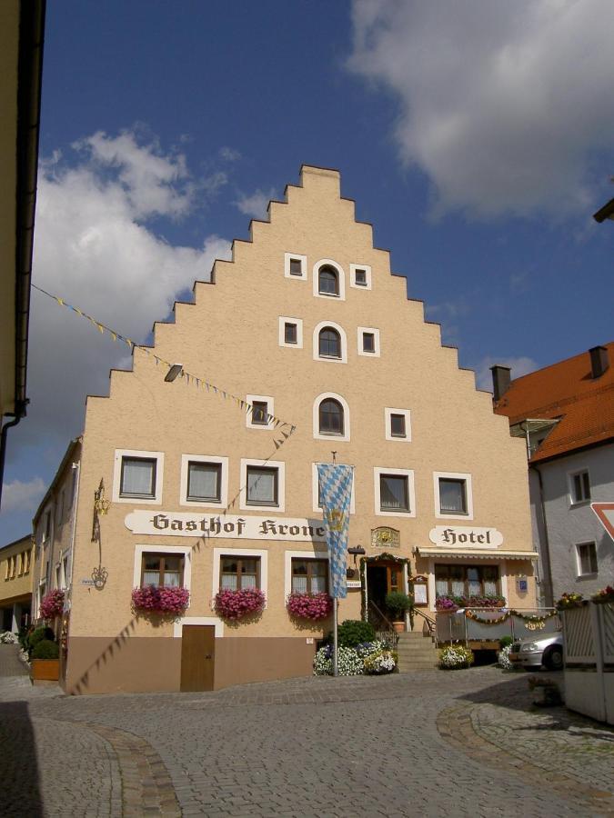 Hotel-Gasthof Krone Greding Exterior foto