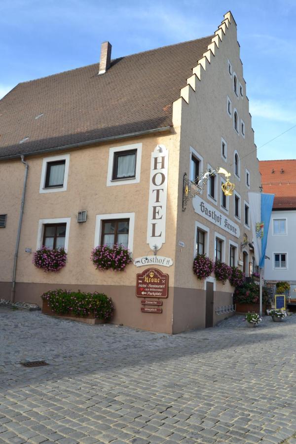 Hotel-Gasthof Krone Greding Exterior foto